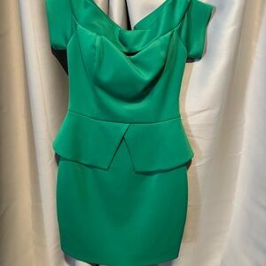 Arden B Vibrant Green Mini Dress